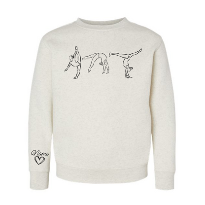 Youth Custom Gymnastics Crewneck