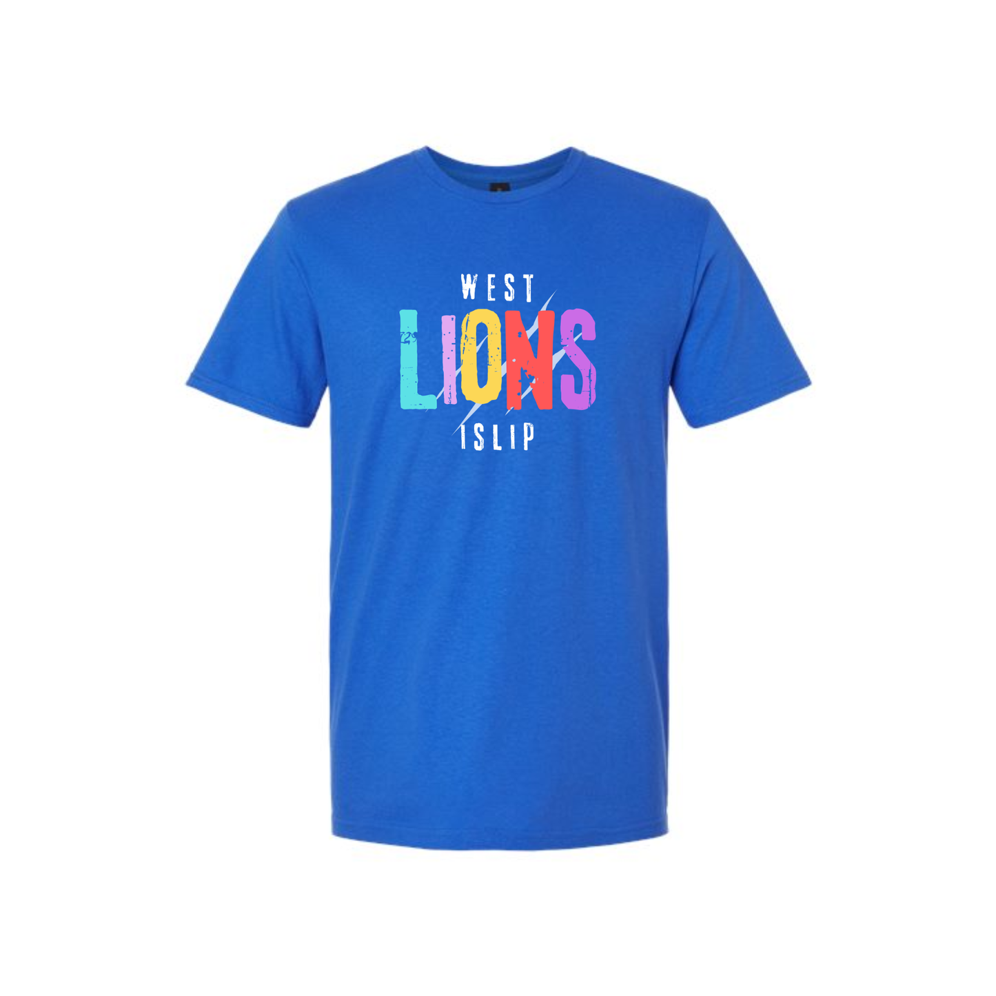 Adult Unisex Colorful Lions Tee